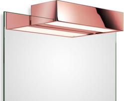 Decor Walther Veidrodžio šviestuvas Box Clip On LED 2700K rožinio aukso spalvos 25 cm