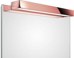 Decor Walther Veidrodžio šviestuvas Box Clip On LED 2700K rožinio aukso spalvos 60 cm