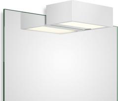 Decor Walther Veidrodžio šviestuvas Box Clip On LED 2700K matinės baltos spalvos 15 cm
