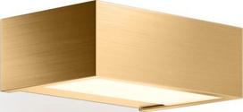 Decor Walther Sieninis šviestuvas Box LED 2700K matinės auksinės spalvos 15 cm