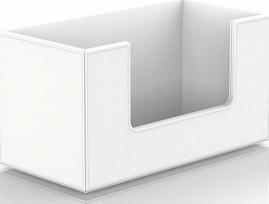 Decor Walther Servetėlių dėžutė Brownie baltos spalvos 13 x 26,5 cm