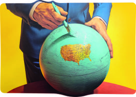 Seletti Stalo kilimėlis Toiletpaper Globe iš kamštinės lentos 45 cm