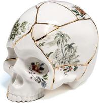 Seletti Dekoracija Kintsugi Skull