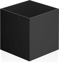 Decor Walther Vonios reikmenų dėžutė Corner juodai matinės spalvos 8,5 cm