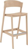 Muuto Baro kėdė Cover su kojų atramos apsauga šviesaus ąžuolo spalvos 75 cm