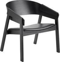 Muuto Kėdė Cover su minkšta sėdimąja dalimi juodos spalvos 38 cm