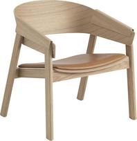 Muuto Kėdė Cover su minkšta sėdimąja dalimi šviesaus ąžuolo spalvos 38 cm