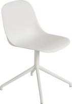 Muuto Sukama kėdė Fiber Swivel su aliuminio kojomis baltos spalvos