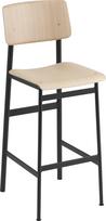 Muuto Baro kėdė Loft su juodomis kojomis šviesaus ąžuolo spalvos 75 cm