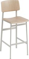 Muuto Baro kėdė Loft su pilkos spalvos kojos šviesaus ąžuolo spalvos 75 cm