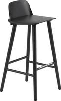 Muuto Baro kėdė Nerd su kojų atramos apsauga juodos spalvos 75 cm