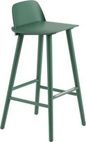 Muuto Baro kėdė Nerd su kojų atramos apsauga žalios spalvos 75 cm