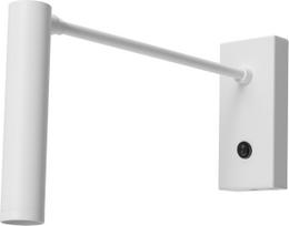 Kaspa Sieninis šviestuvas Roll LED 4,2W 719 lm su prailgintuvu baltos spalvos