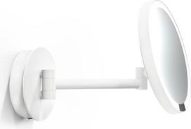 Decor Walther Didinamasis x5 kosmetinis veidrodis Just Look Plus su pakabinimu ant sienos su USB lizdu matinės baltos spalvos