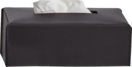 Decor Walther Servetėlių dėžutė Nappa juodos spalvos 24 cm