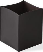Decor Walther Daiktų laikymo dėžė Nappa juodos spalvos 24 cm