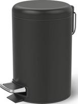Decor Walther Vonios šiukšliadėžė Basic matinės juodos spalvos 26 cm