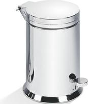 Decor Walther Vonios šiukšliadėžė Classic Soft Close chromo spalvos 28,5 cm