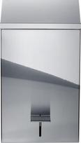 Decor Walther Vonios šiukšliadėžė Corner Soft Close kvadratinės formos poliruoto plieno 32 cm