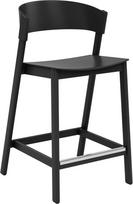 Muuto Taburetė Cover su kojų atramos apsauga juodos spalvos 65 cm