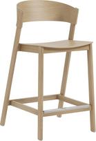 Muuto Taburetė Cover su kojų atramos apsauga šviesaus ąžuolo spalvos 65 cm