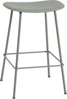 Muuto Taburetė Fiber Tube pilkos ir žalios spalvos 65 cm