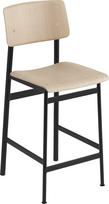 Muuto Taburetė Loft su juodomis kojomis šviesaus ąžuolo spalvos 65 cm
