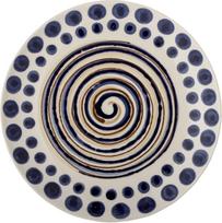 Bloomingville Lėkštė pusryčiams Shama mėlynos ir auksinės spalvos 20,5 cm