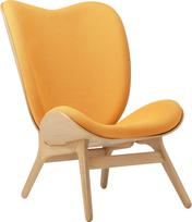 Umage Fotelis Conversation Piece su ąžuolinėmis kojomis oranžinės spalvos 106 cm