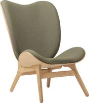 Umage Fotelis Conversation Piece su ąžuolinėmis kojomis šviesiai žalios spalvos 106 cm