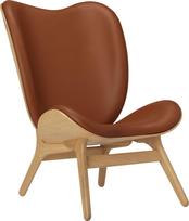 Umage Fotelis Conversation Piece Hope odos su ąžuolinėmis kojomis konjako spalvos 106 cm