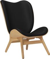 Umage Fotelis Conversation Piece Hope odos su ąžuolinėmis kojomis juodos spalvos 106 cm