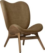 Umage Fotelis Conversation Piece su tamsiomis ąžuolinėmis kojomis rudos spalvos 106 cm
