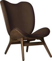 Umage Fotelis Conversation Piece Teddy su tamsiomis ąžuolinėmis kojomis rudos spalvos 106 cm
