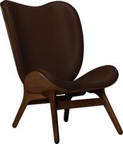 Umage Fotelis Conversation Piece Hope odos su tamsiomis ąžuolinėmis kojomis rudos spalvos 106 cm