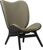 Umage Fotelis Conversation Piece su juodomis ąžuolinėmis kojomis šviesiai žalios spalvos 106 cm