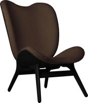 Umage Fotelis Conversation Piece Teddy su juodomis ąžuolinėmis kojomis rudos spalvos 106 cm