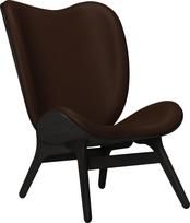 Umage Fotelis Conversation Piece Hope odos su juodomis ąžuolinėmis kojomis rudos spalvos 106 cm