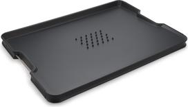 Joseph Joseph Pjaustymo lentelė Cut&Carve Plus su rankenomis juodos spalvos XL