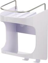Joseph Joseph Vonios organizatorius Capsule su tvirtinimu prie sienos baltos spalvos 22,6 cm