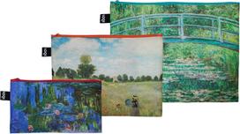 LOQI Kosmetinės Museum Claude Moonet prekė perdirbta 3 vnt.