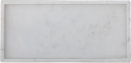 Bloomingville Padėklas Majsa iš marmuro baltos spalvos 18 x 38 cm