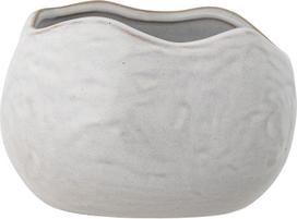 Bloomingville Gėlių vazono įdėklas Pennie baltos spalvos 16,5 cm