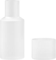 Ferm Living Grafinas Ripple su stikline matinio paviršiaus 2 komp.
