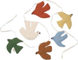 Ferm Living Girlianda Swif Bird įvairių spalvų