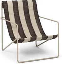 Ferm Living Kėdė Desert Chocolate smėlio spalvos rėmas