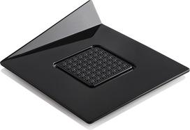 Silikomart Padėkliukai tortams Silikomart kvadratinės formos juodos spalvos 8,3 cm 100 vnt.