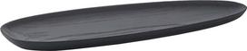 Aquanova Dekoratyvinis padėklas Cole ovalios formos juodos spalvos 42 cm