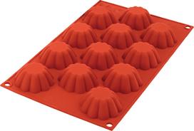 Silikomart Silikoninė forma mini keksiukams (12 vnt.) Sf109 Mini Briochette