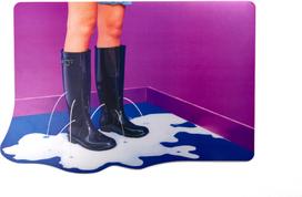 Seletti Stalo kilimėlis Toiletpaper Milky Boots iš kamštinės lentos 45 cm